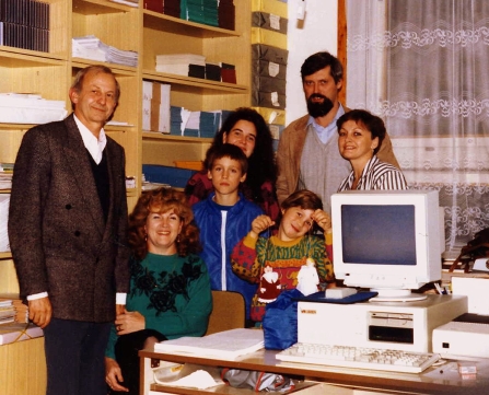 Kancelář firmy ZELENKA v roce 1990
